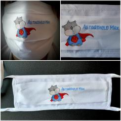 Funktions-Alltagsmaske Hamster mit Namen 
