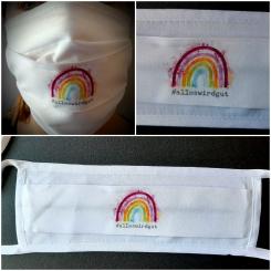 Funktions-Alltagsmaske Regenbogen 