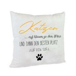 Kissen Katzen Geschenkidee Katzenbesitzer 