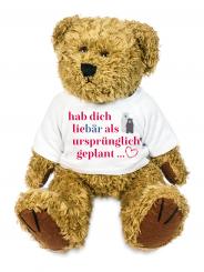 Kuscheltier Bär - liebär als geplant 