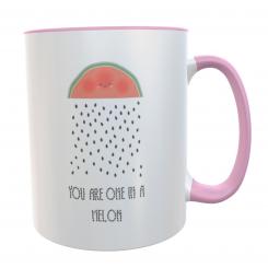 Valentinstasse Melone mit Spruch 