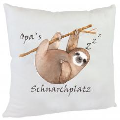 Opa`s Schnarchkissen 40 x 40 cm 