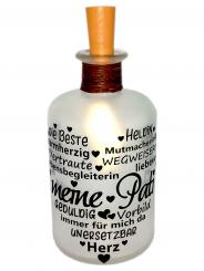 LED-Leuchtflasche beste Pati Geschenk Geschenkflasche 