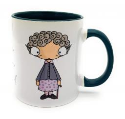 Tasse Oma mit Spruch "Oma, hat doch immer den Durchblick!" 