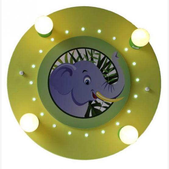 Elobra LED Deckenleuchte Elefant lindgrün 