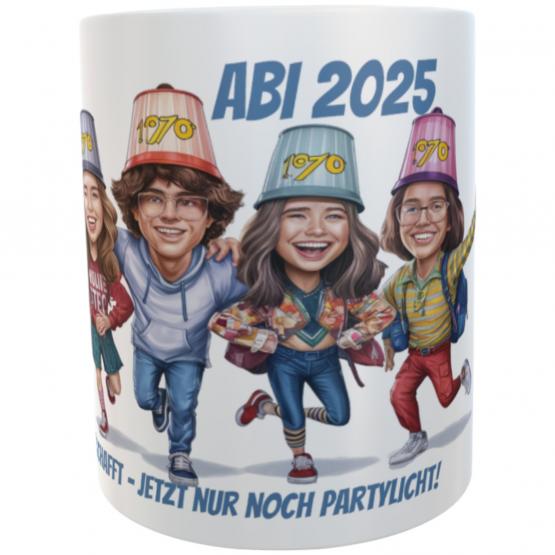 ABI 2025 Tasse – Abi geschafft – Jetzt nur noch Partylicht! 