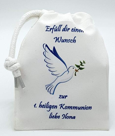 Geschenkverpackung für Geld Taube Kommunion 