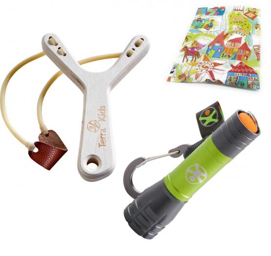 Haba Geschenkset Terra Kids Zwille/Mini-Taschenlampe 