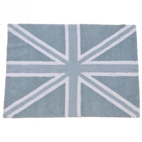 Lorena Canals Kinderteppich Englische Flagge blau 