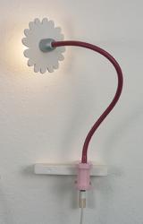 B-Ware Schreibtischlampe Klemmleuchte Margerite rose 