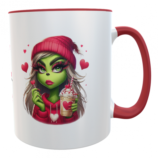 Kaffeetasse Valentinstag Mein Herz schlägt für Koffein 
