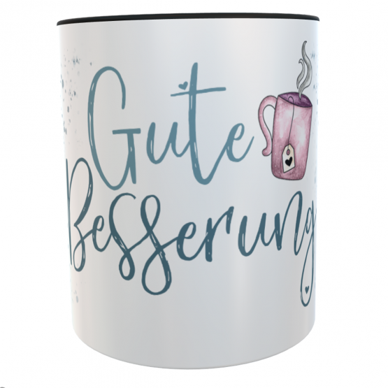 Teetasse Genesungsgruß Gute Besserung 