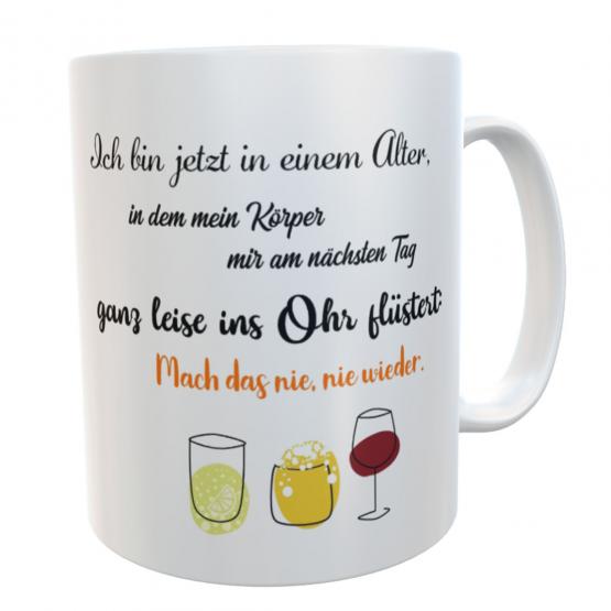 Lustige Tasse Kater fürs Büro Kaffeebecher Teetasse Katertasse mit Spruch Montag morgen Geschenk Kollegin beste Freundin 