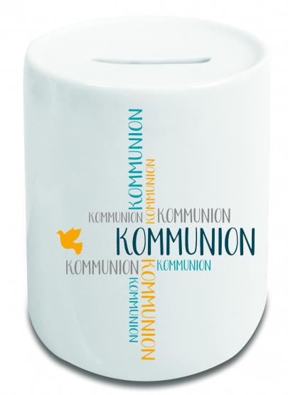 Spardose Kommunion Geldgeschenk mit Anker und Namen 