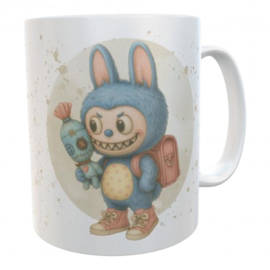 Schulkind Tasse La Bu zur Einschulung – Geschenk zum 1. Schultag – Keramiktasse 330ml mit Geschenkbox 
