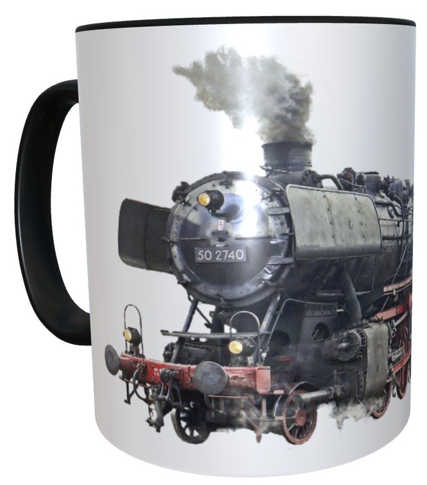 Tasse mit Motiv  Dampflokomotive  01 534