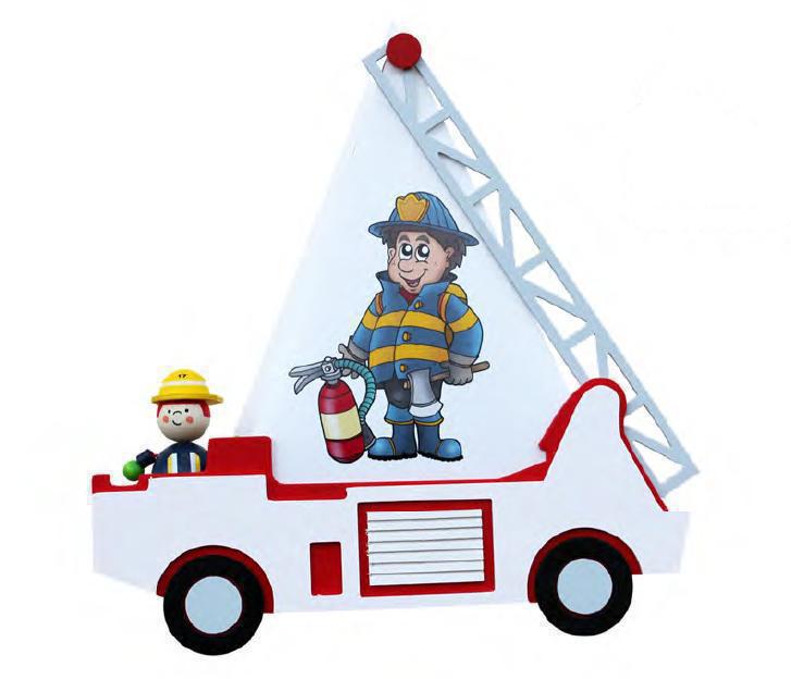 Elobra Wandleuchte Feuerwehr mit Feuerwehrmann | Wandlampen