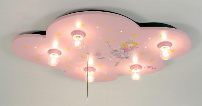Wolke XXL Prinzessin Lillifee mit LED-Schlummerlicht | Niermann StandBy | Tischlampen